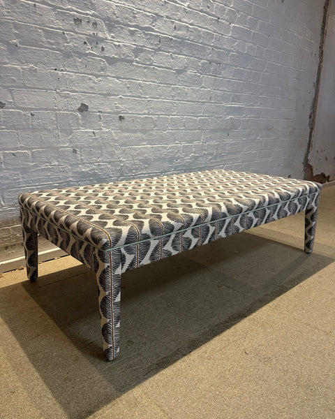 Honey ottoman in Romo Aubin in Chia