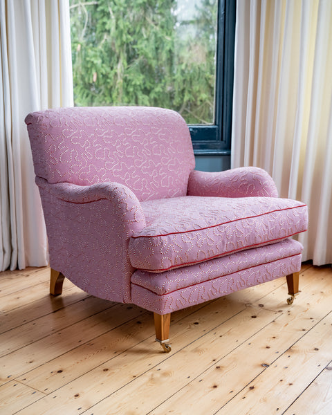 Bespoke All Natural Christine Armchair in Any Fabric