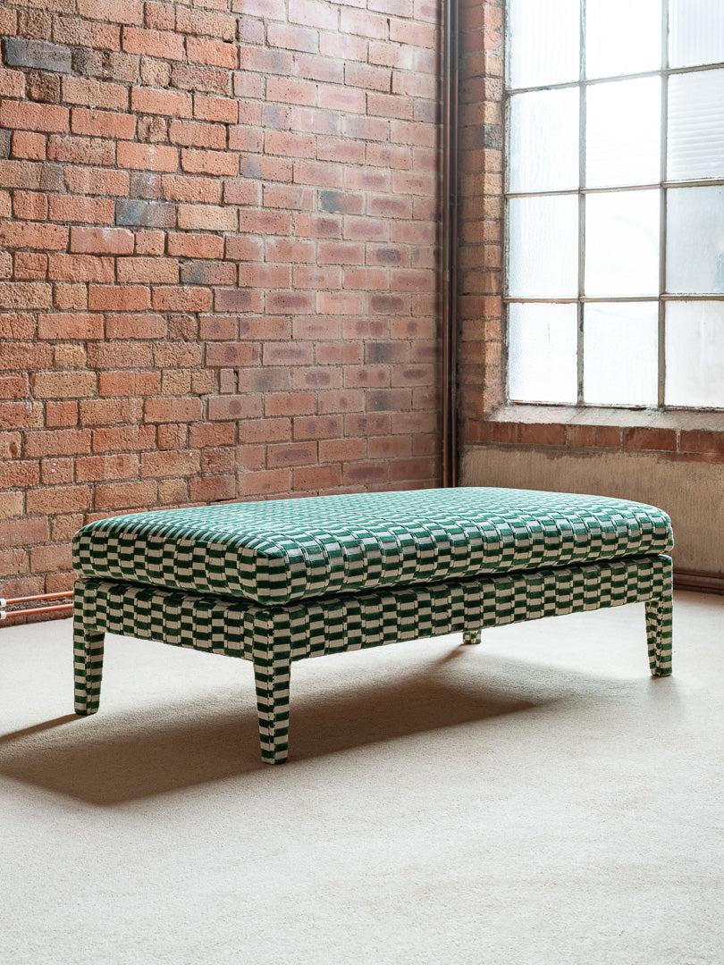 Custom Honey Lux Ottoman