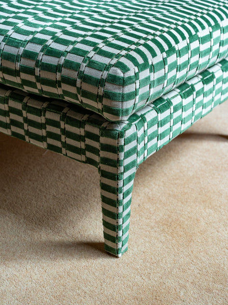 Custom Honey Lux Ottoman