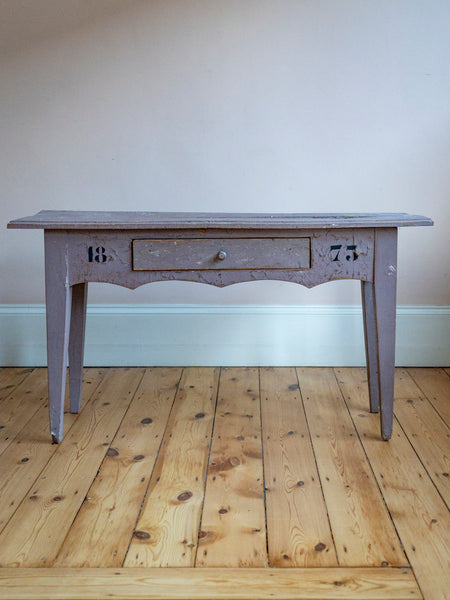 Distressed French Painted Console Table