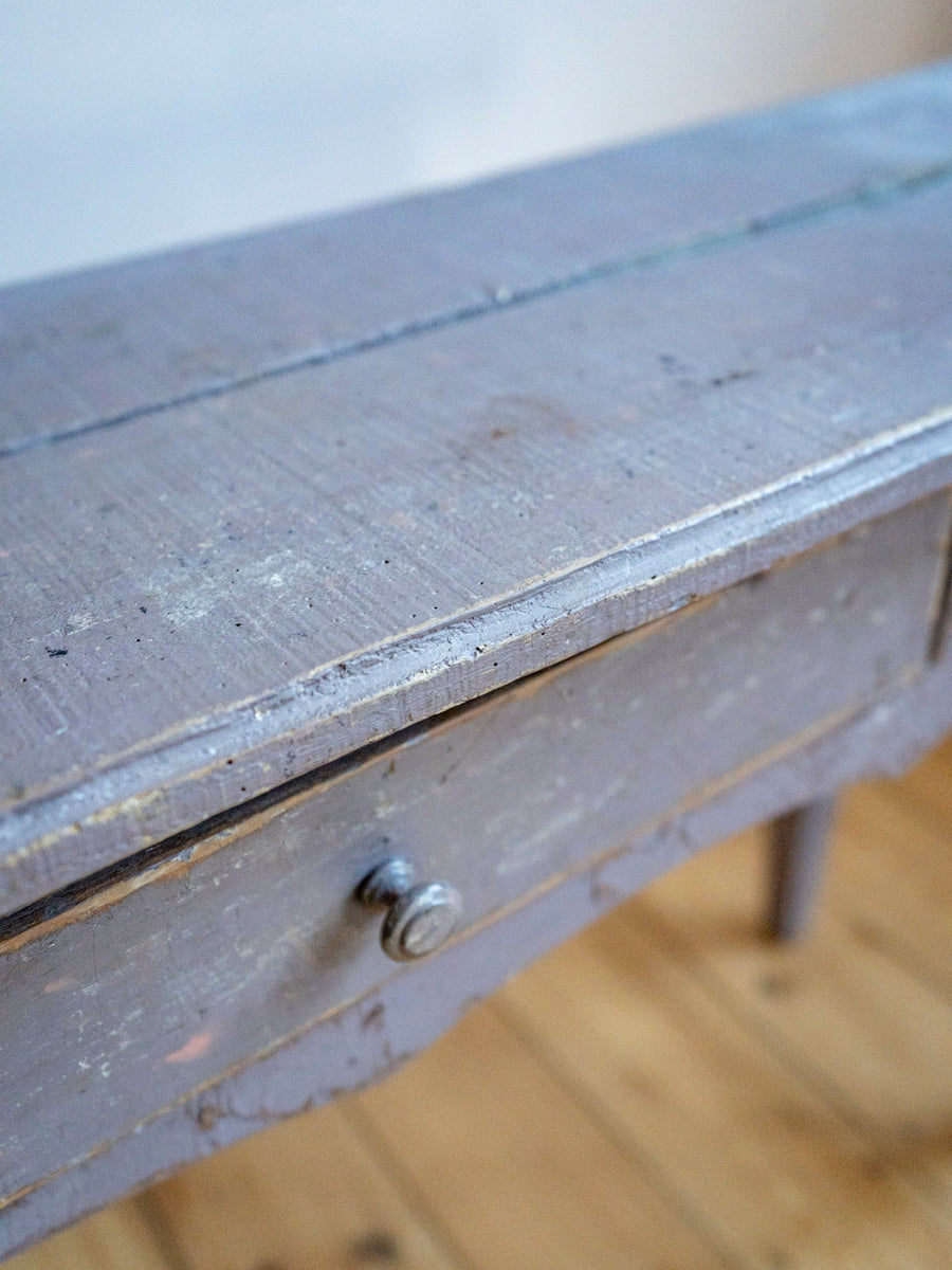 Distressed French Painted Console Table