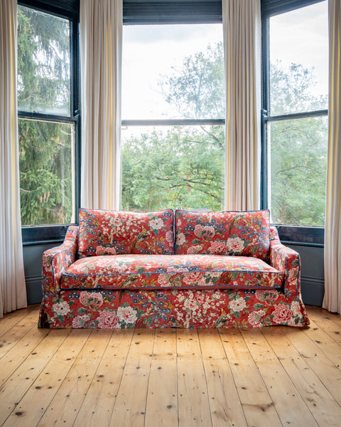 A Chloe sofa in a bay window