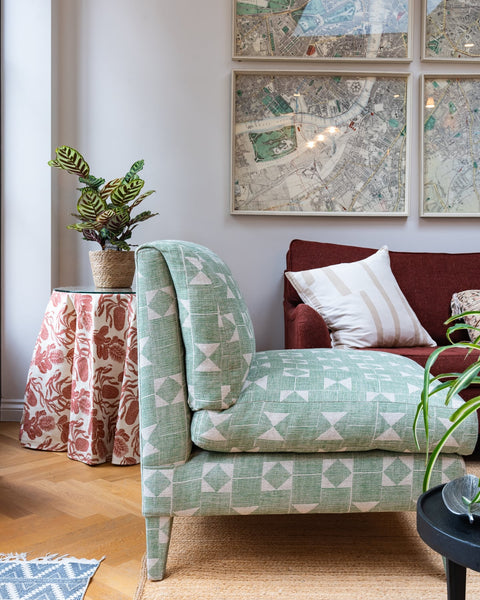 Bespoke Nikki Slipper Chair In Your Choice of Fabric