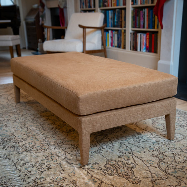 Custom Honey Lux Ottoman