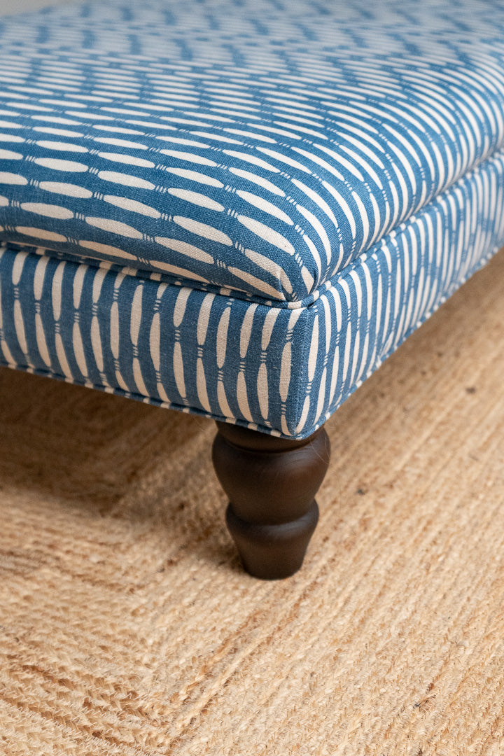 Available Now | Bryher Classic Ottoman In Linwood Smocked | Arrives before Christmas