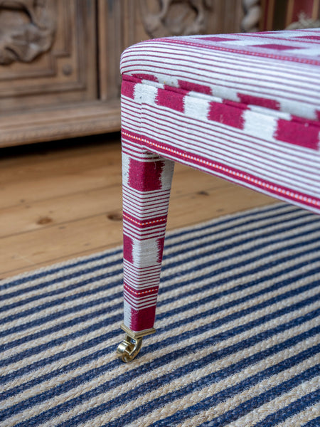 Bespoke Honey Upholstered Coffee Table Ottoman