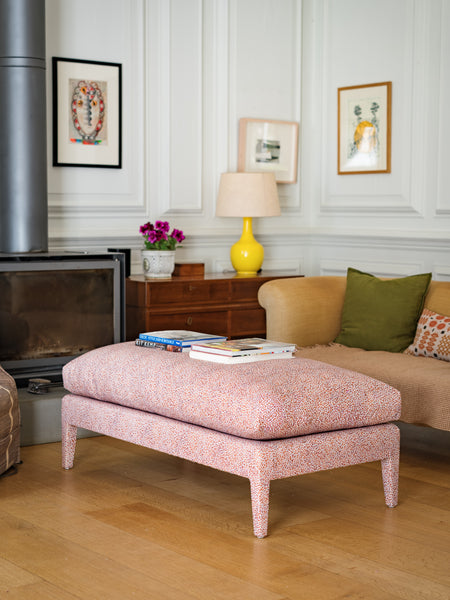 Evie ottoman in Franquemont Java in Rust