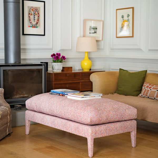 Evie ottoman in Franquemont Java in Rust