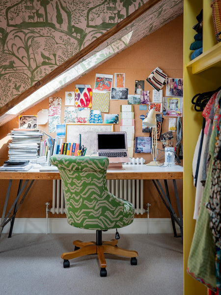 Bespoke Selma Home Office Upholstered Desk Chair Any Fabric