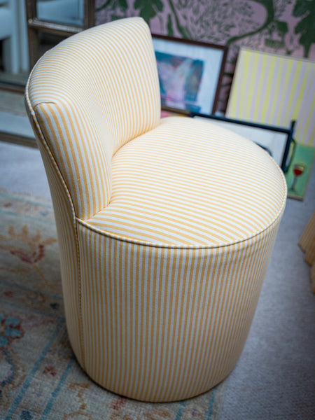 Sandy Dressing Table Stool With Back In Any Fabric