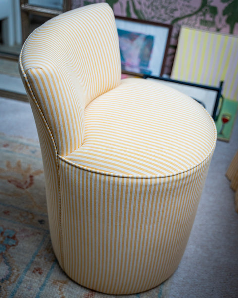 Sandy Dressing Table Stool With Back In Any Fabric