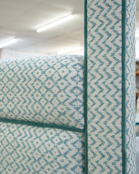 Darcy Upholstered Four Poster Bed Frame