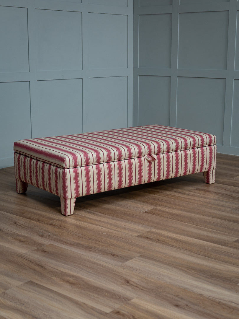 Grace Storage Ottoman In Any Fabric