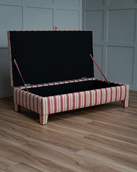 Grace Storage Ottoman In Any Fabric