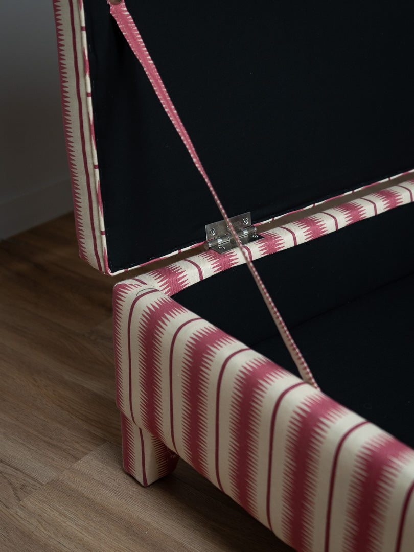 Grace Storage Ottoman In Any Fabric