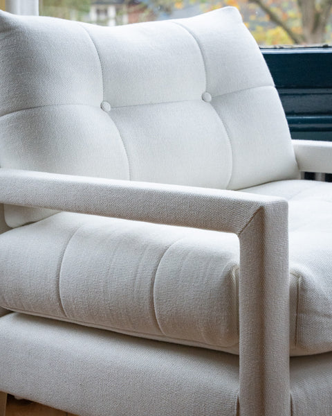 2 x Kate Parsons Style Armchair in Rose Uniacke (price for both)