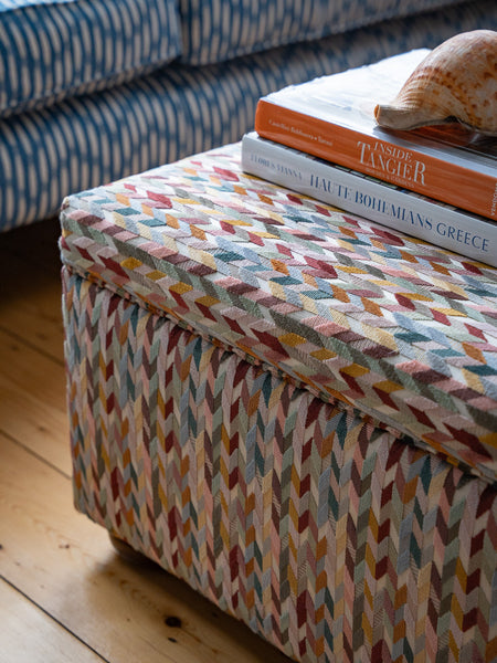 Bespoke Nora Storage Ottoman Footstool In Any Fabric