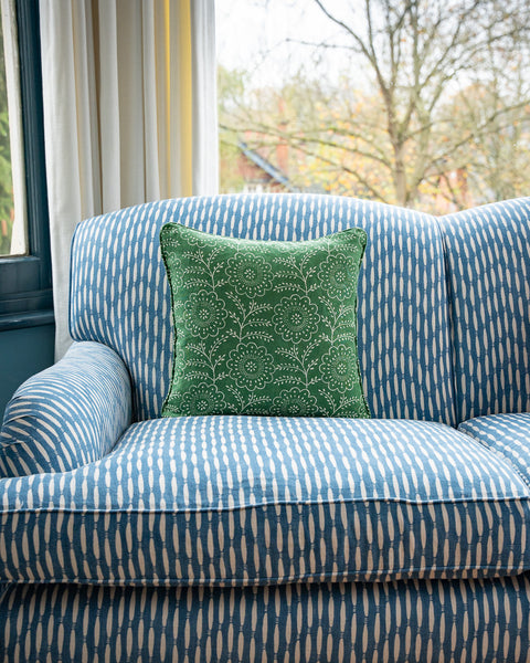 Green Square Cushion