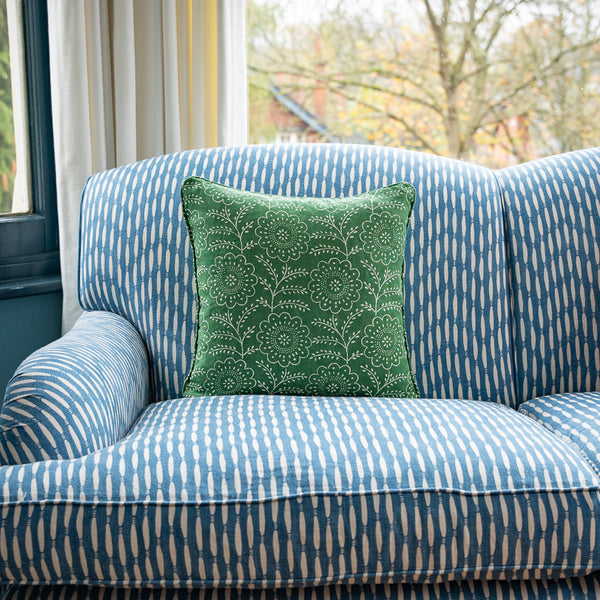 Green Square Cushion