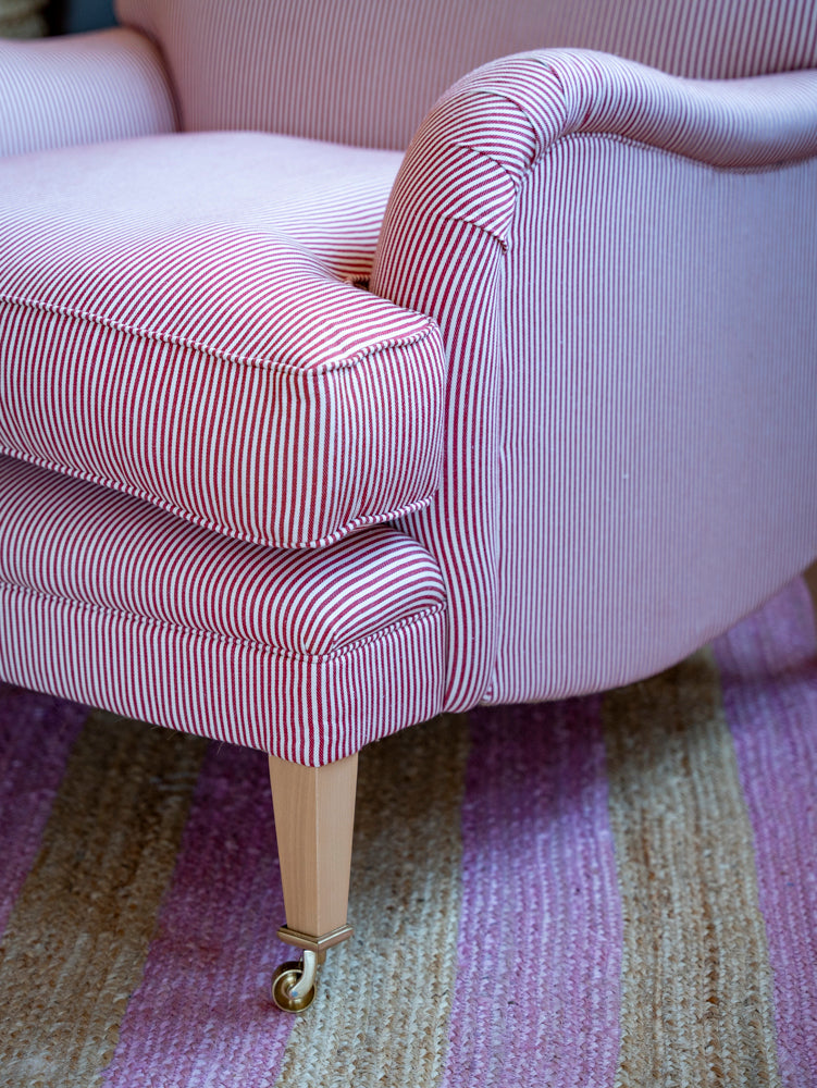 Bespoke All Natural Christine Armchair in Any Fabric