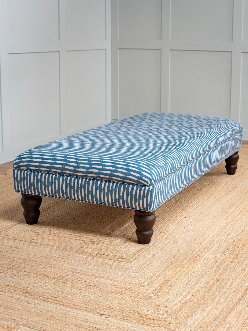 Available Now | Bryher Classic Ottoman In Linwood Smocked | Arrives before Christmas