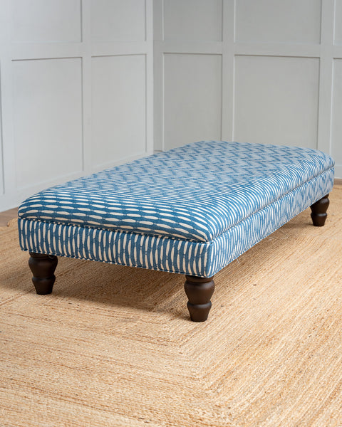 Available Now | Bryher Classic Ottoman In Linwood Smocked | Arrives before Christmas