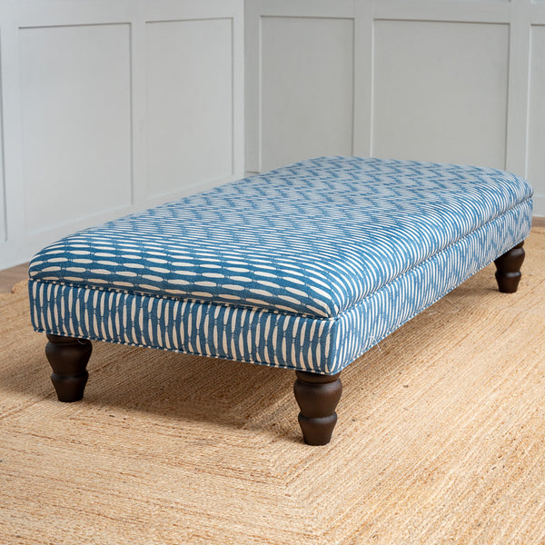 Available Now | Bryher Classic Ottoman In Linwood Smocked | Arrives before Christmas