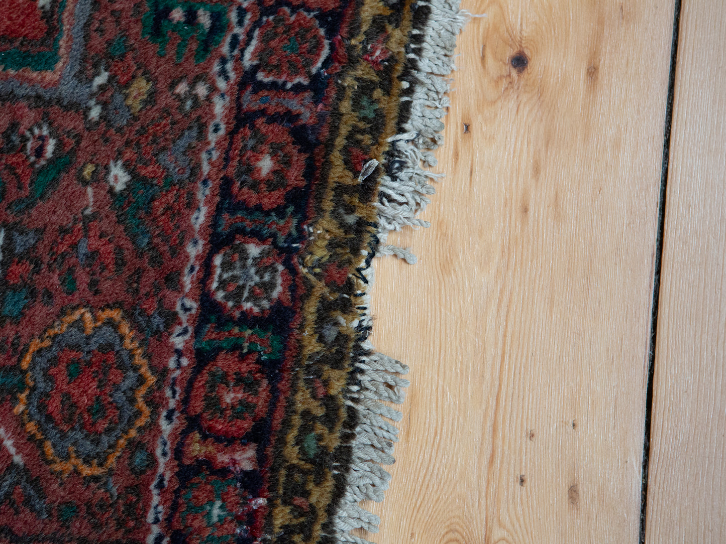 Beau tapis persan vintage | Patine et couleurs merveilleuses | 120 x 90 cm (#4)