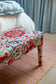 Bespoke Aria Bench in Sanderson Anthos Fabric