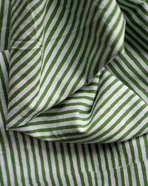 Table & Tablecloth Combo | Green Stripe