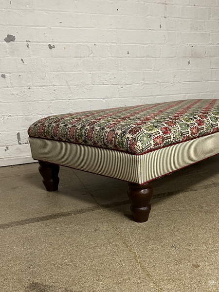 Bryher ottoman in Anatolia Verdigris Multi