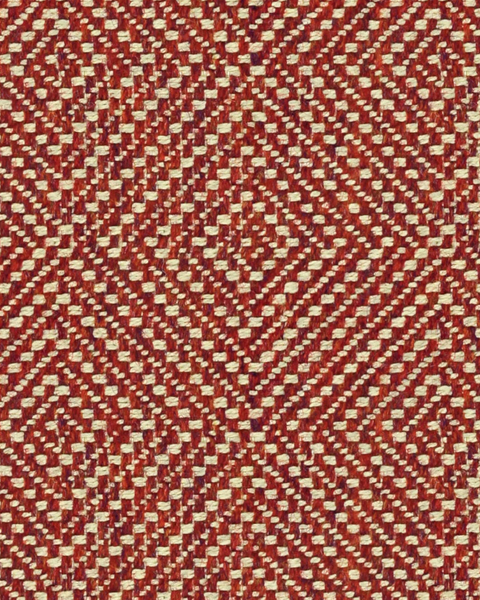 End of Bed Sofa in Linwood Westray Raspberry with blue piping