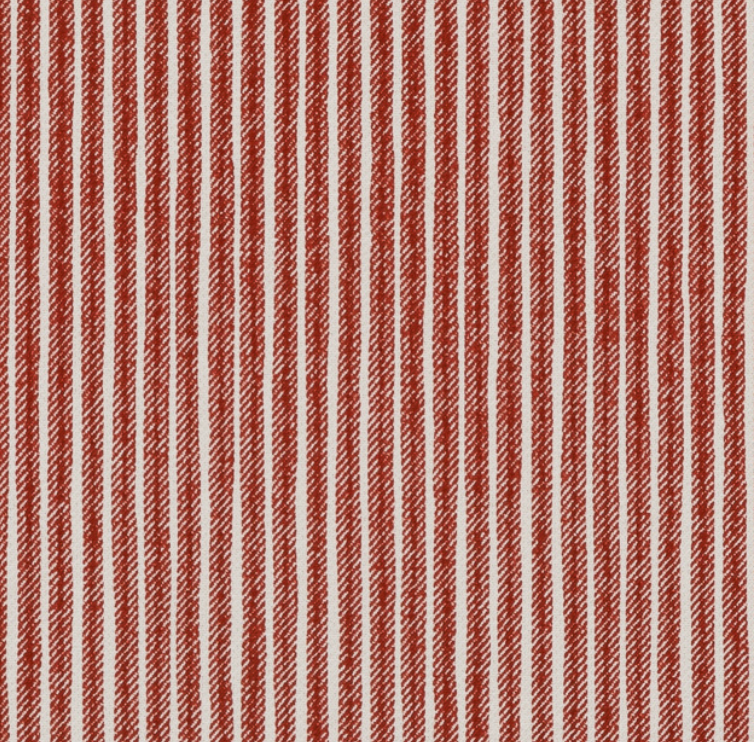Bryher ottoman in Fermoie Poulton stripe Red