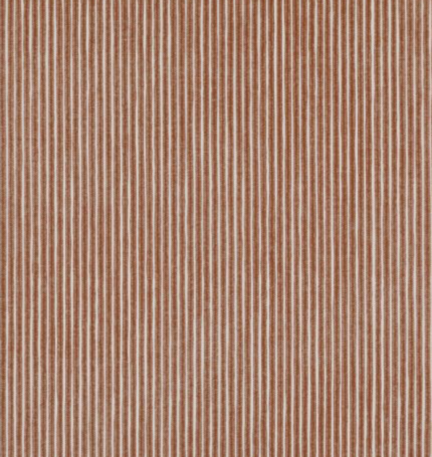 Fermoie Poulton stripe brown - Honey ottoman