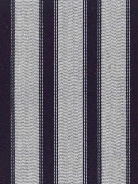 Nora storage Ottoman in Ian mankin blazer stripe