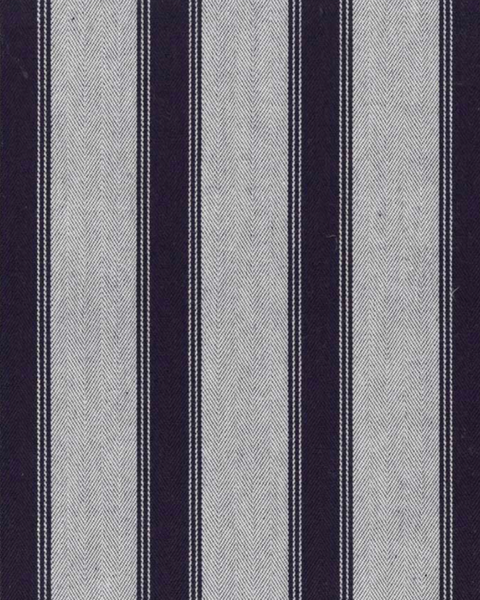 Nora storage Ottoman in Ian mankin blazer stripe