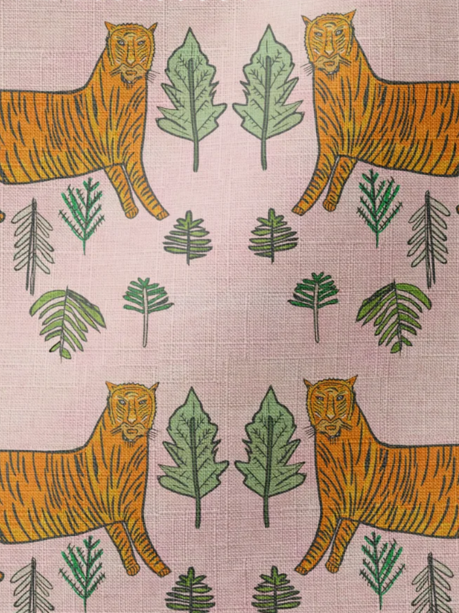 Annika Reed Tiger Tiger Bolster 90 x 35 cm