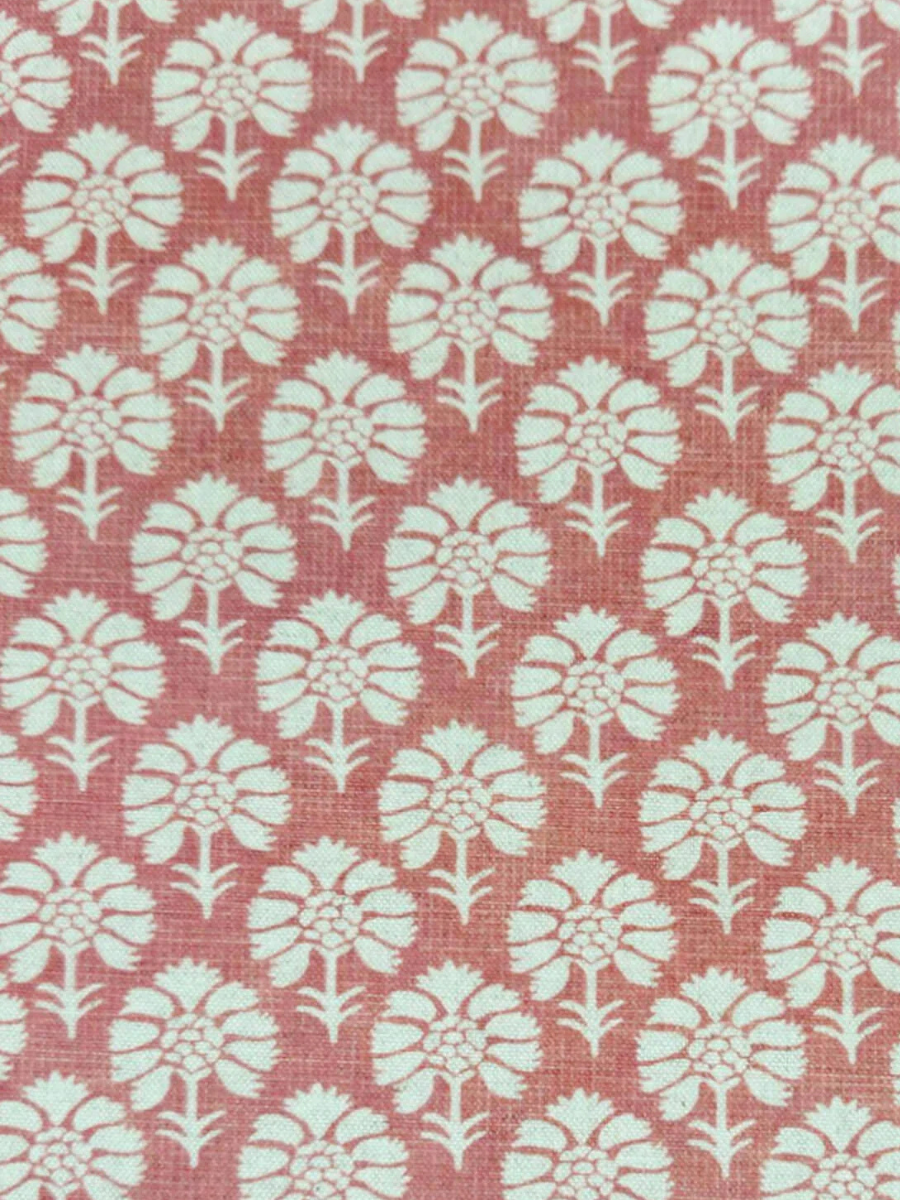 Foy and Co Cotswold Floral Raspberry Square cushion 45 x45  cm
