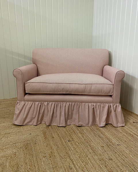 Bespoke Sara Loveseat In Your Choice of Fabric