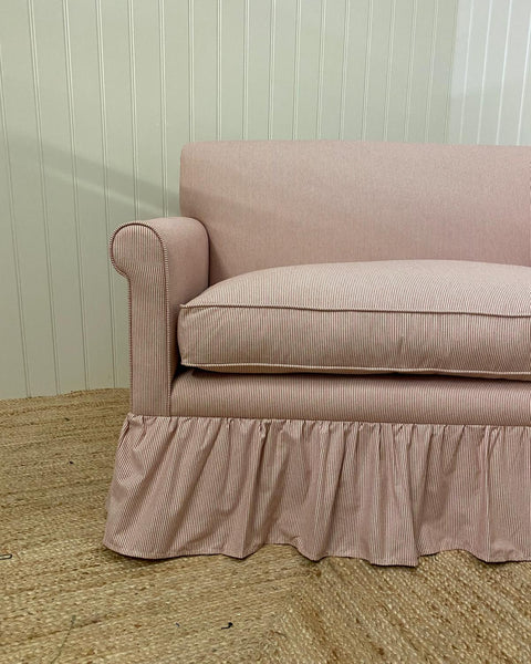 Bespoke Sara Loveseat In Your Choice of Fabric