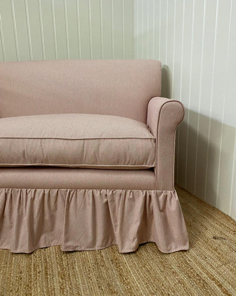 Bespoke Sara Loveseat In Your Choice of Fabric