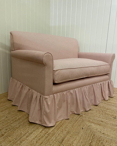 Bespoke Sara Loveseat In Your Choice of Fabric