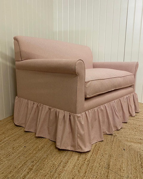 Bespoke Sara Loveseat In Your Choice of Fabric