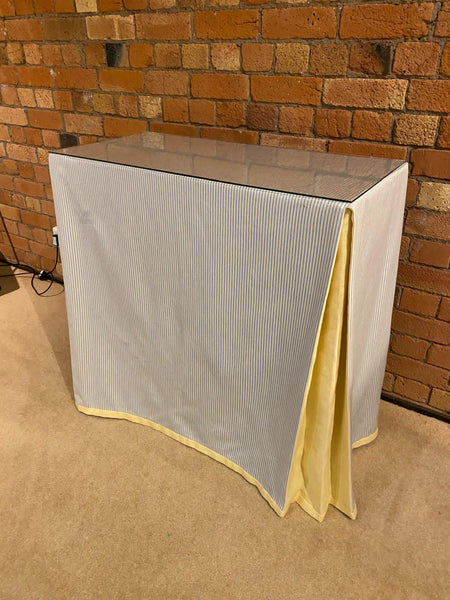 The Ruth MDF console table (with the option of adding a tablecloth!)