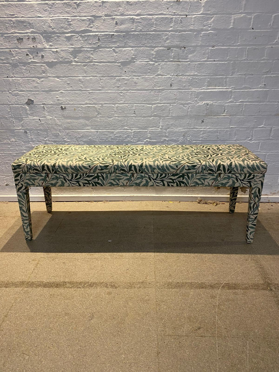 Aria bench in Morris & Co Willow Boughs