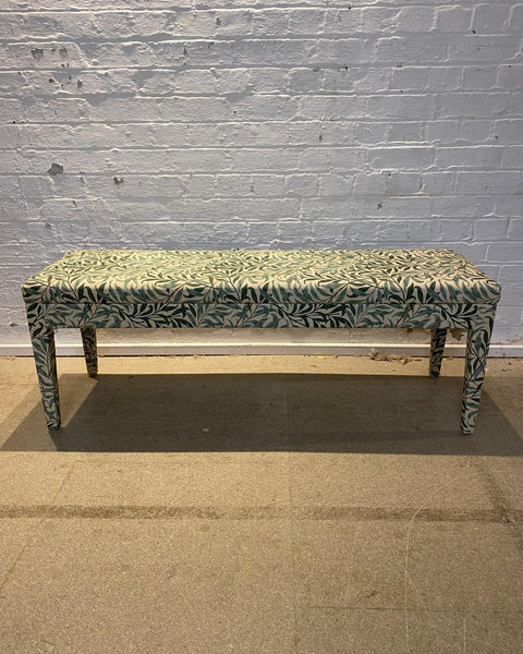 Aria bench in Morris & Co Willow Boughs