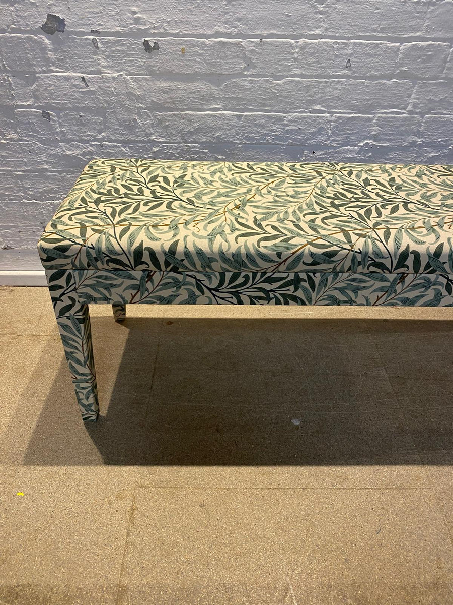 Aria bench in Morris & Co Willow Boughs