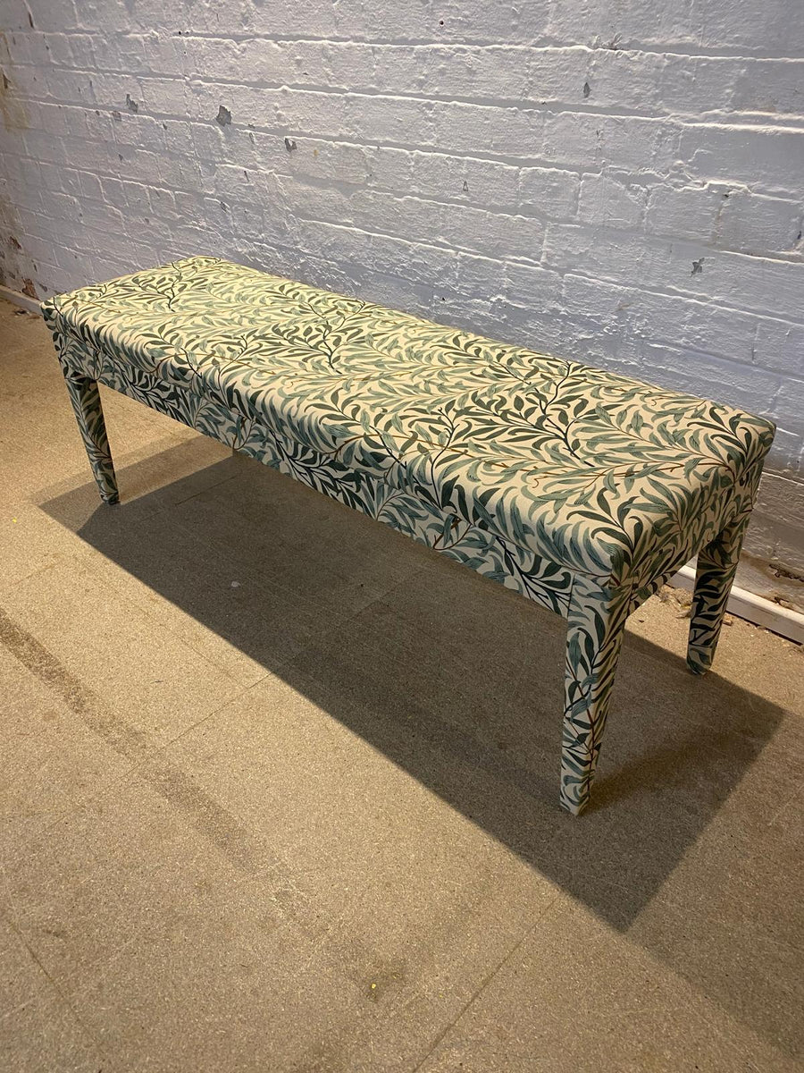 Aria bench in Morris & Co Willow Boughs
