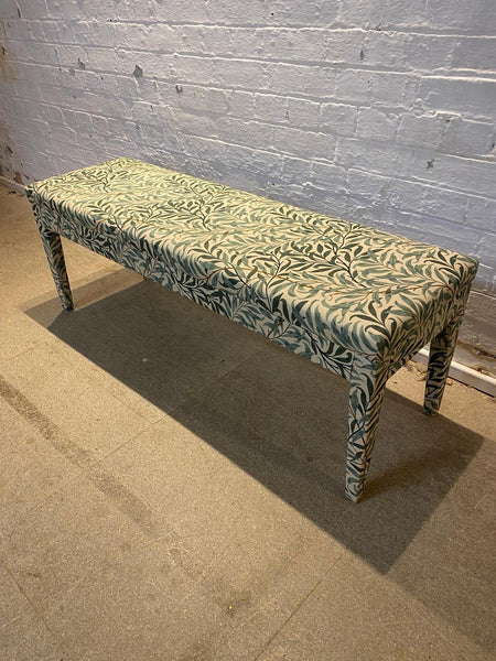 Aria bench in Morris & Co Willow Boughs